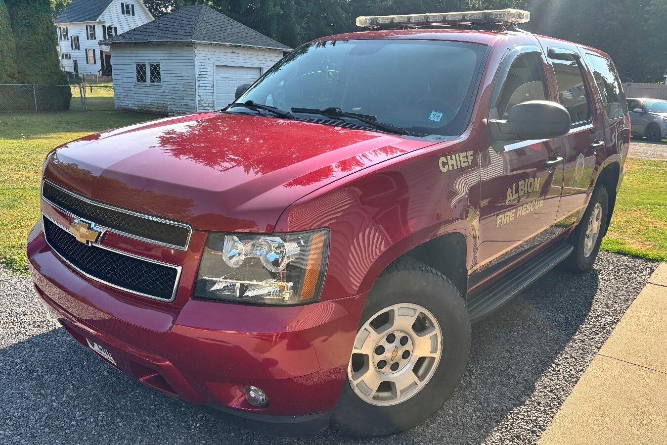 Albion Joint Fire District Fire Chief Vehicle