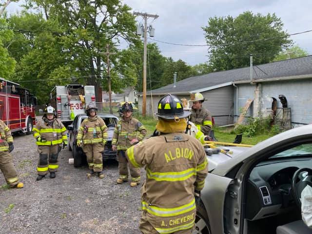 Albion Joint Fire District Rescue Tool Training 2